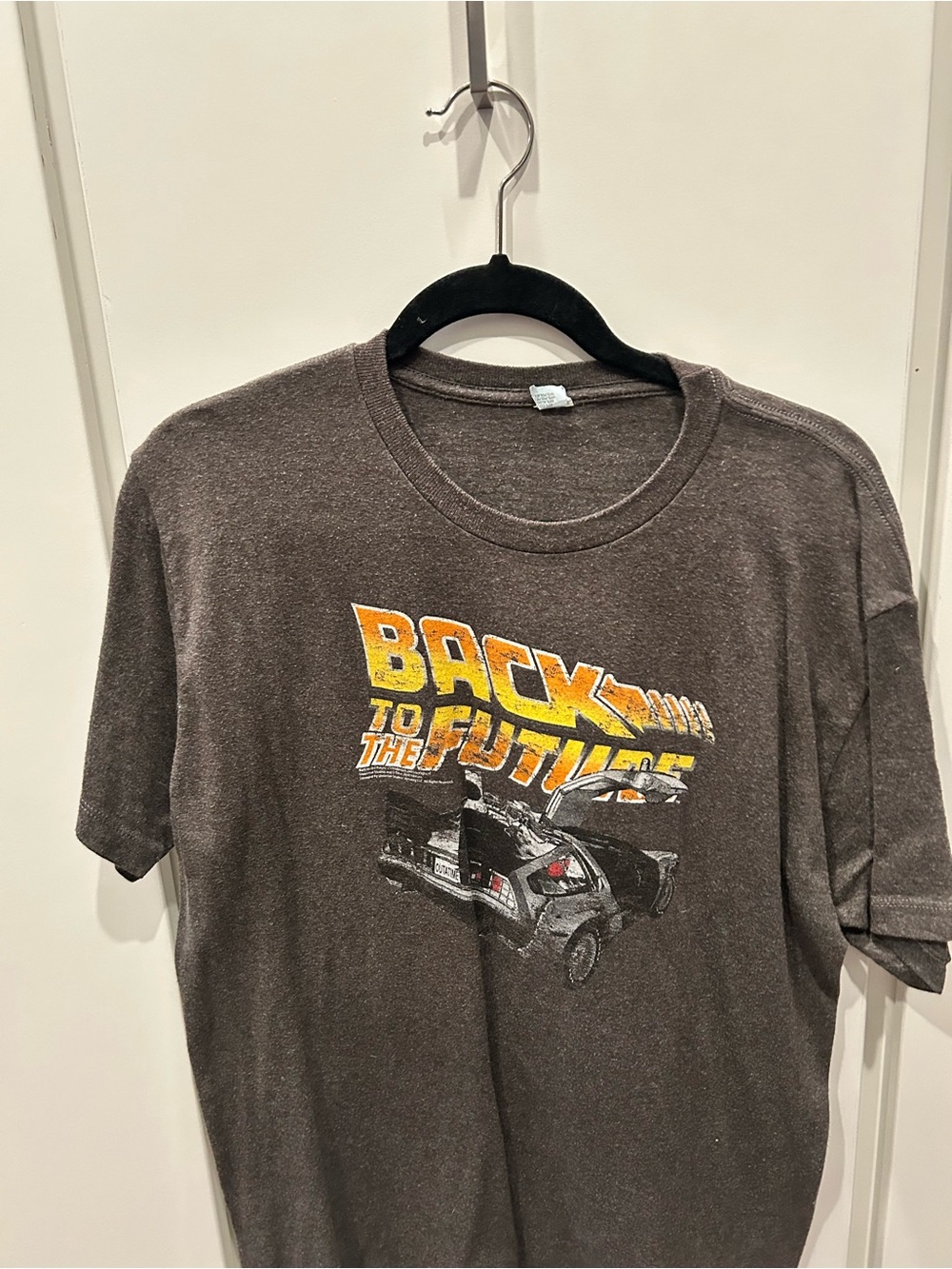 Pacifica Brown Short Sleeve Back to the Future Graphic Tee